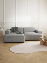 Mira Köşe Koltuk Gri Fitilli