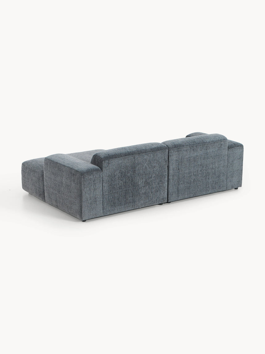 Mira Köşe Koltuk Gri Mavi Şönil