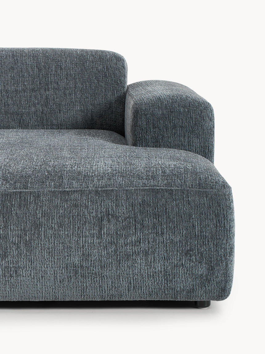 Mira Köşe Koltuk Gri Mavi Şönil