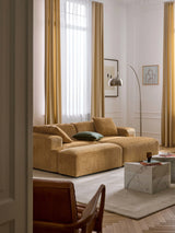 Mira Köşe Koltuk Hardal Sarısı Şönil