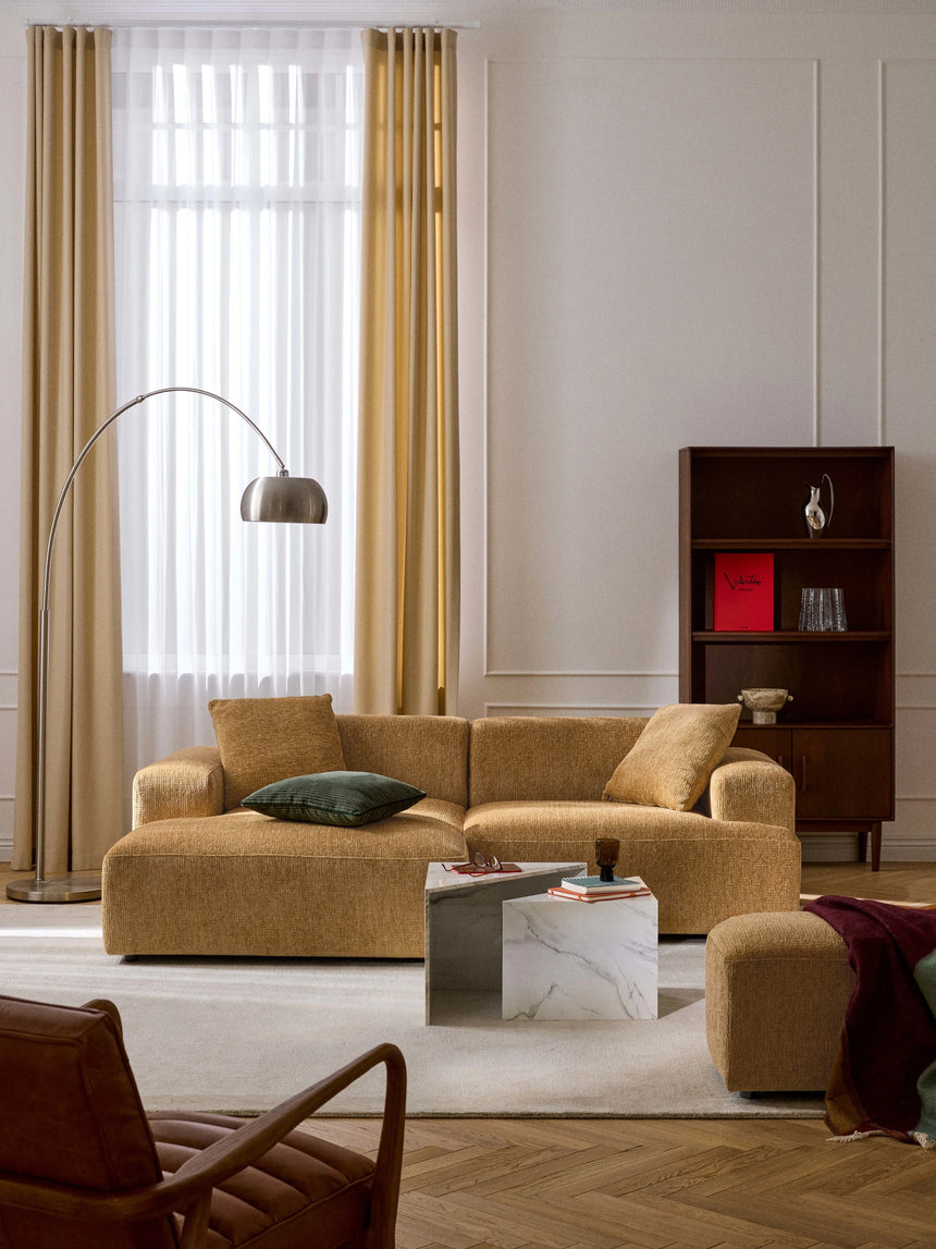 Mira Köşe Koltuk Hardal Sarısı Şönil