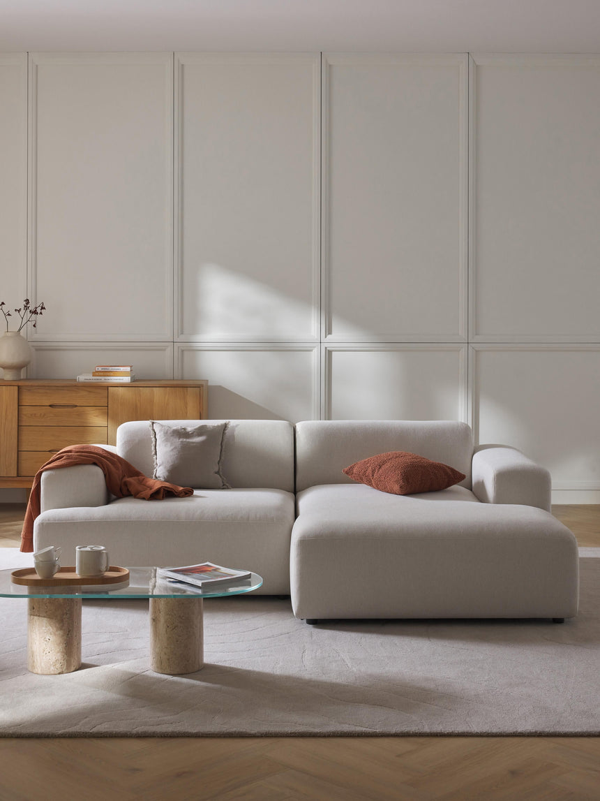 Mira Köşe Koltuk Kırık Beyaz