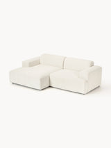 Mira Köşe Koltuk Kırık Beyaz Şönil