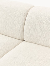 Mira Köşe Koltuk Kırık Beyaz Şönil