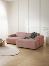 Mira Köşe Koltuk Pembe Fitilli