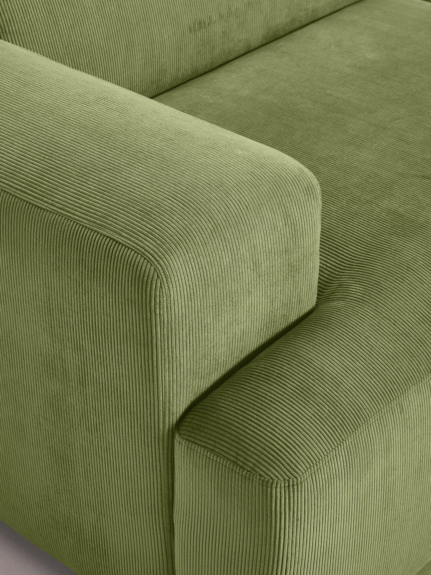 Mira Köşe Koltuk Yeşil Fitilli