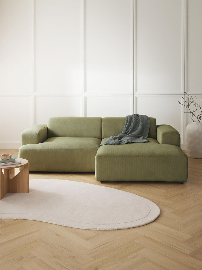 Mira Köşe Koltuk Yeşil Fitilli