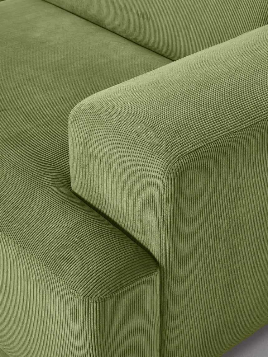 Mira Köşe Koltuk Yeşil Fitilli