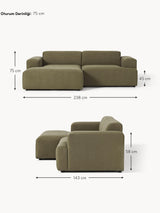 Mira Köşe Koltuk Zeytin Yeşili