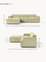 Mira Large Köşe Koltuk Açık Yeşil Şönil