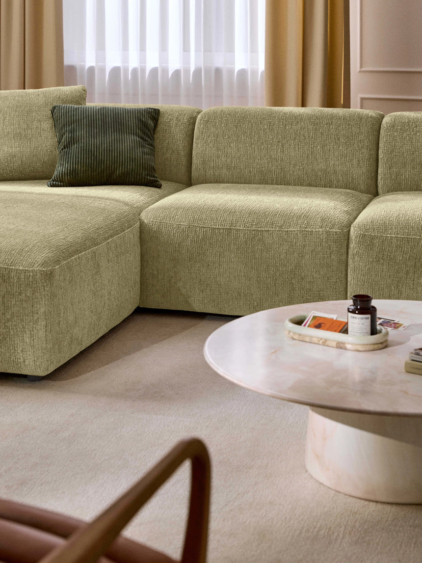 Mira Large Köşe Koltuk Açık Yeşil Şönil