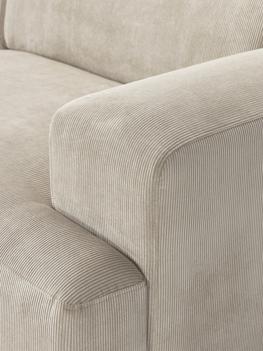 Mira Large Köşe Koltuk Bej Fitilli