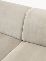 Mira Large Köşe Koltuk Bej Fitilli