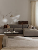 Mira Large Köşe Koltuk Boz Kahverengi