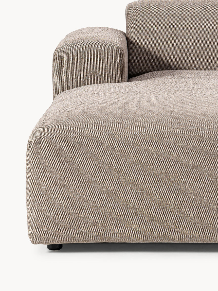 Mira Large Köşe Koltuk Boz Kahverengi