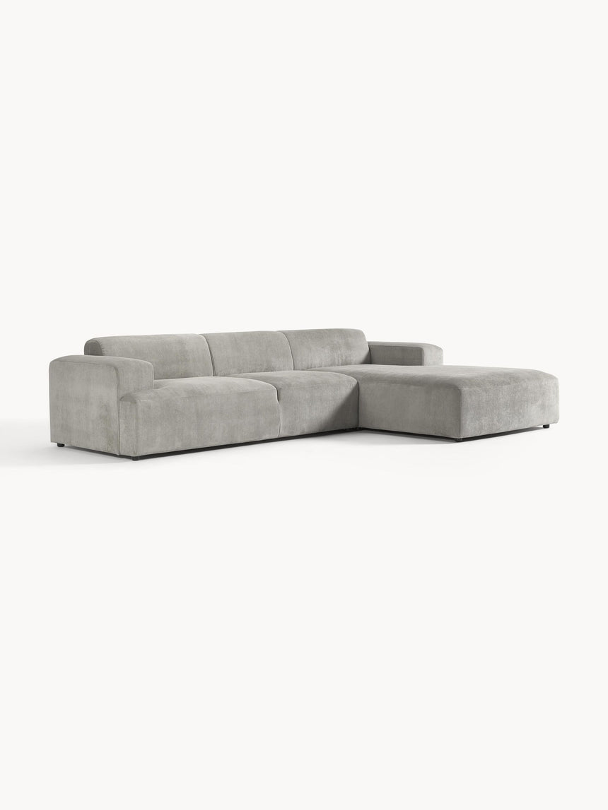 Mira Large Köşe Koltuk Gri Fitilli