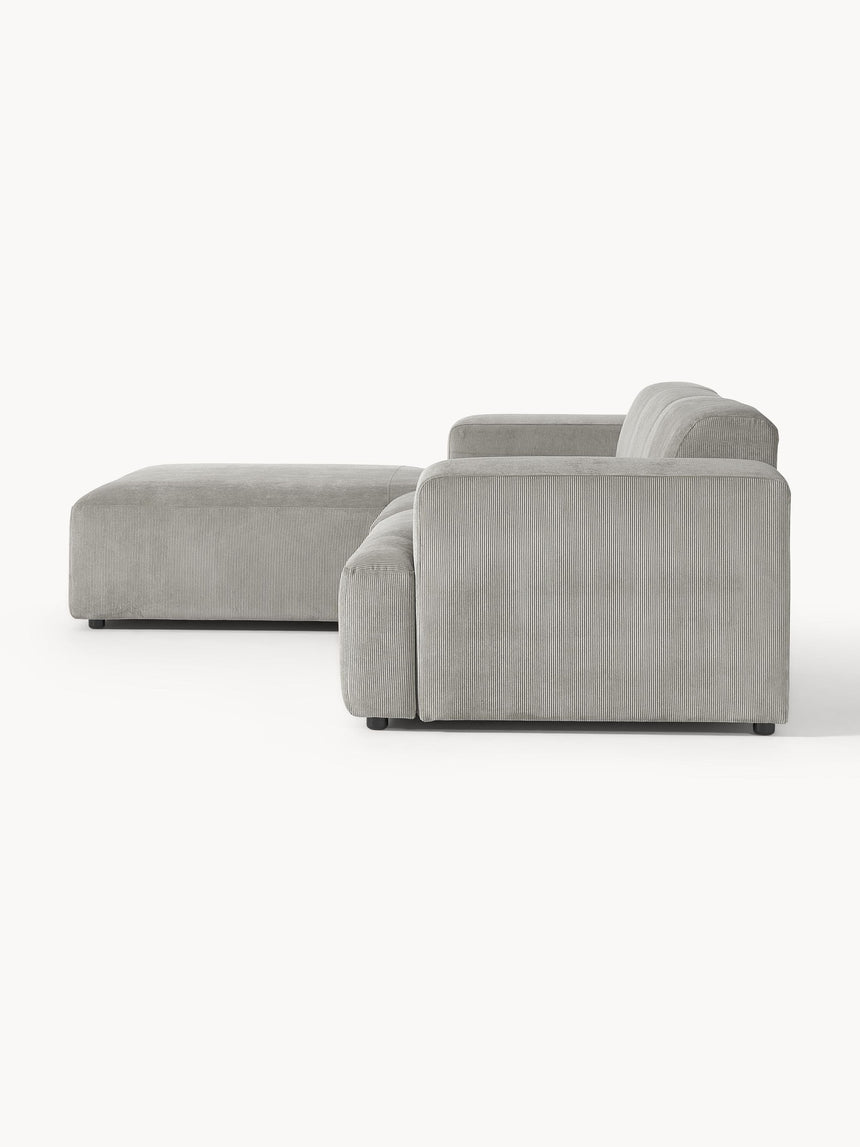 Mira Large Köşe Koltuk Gri Fitilli