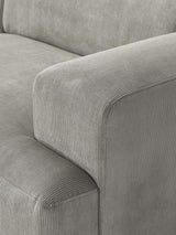 Mira Large Köşe Koltuk Gri Fitilli