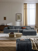 Mira Large Köşe Koltuk Gri Mavi Şönil