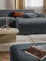 Mira Large Köşe Koltuk Gri Mavi Şönil