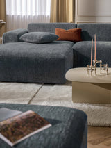 Mira Large Köşe Koltuk Gri Mavi Şönil