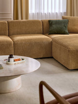 Mira Large Köşe Koltuk Hardal Sarısı Şönil