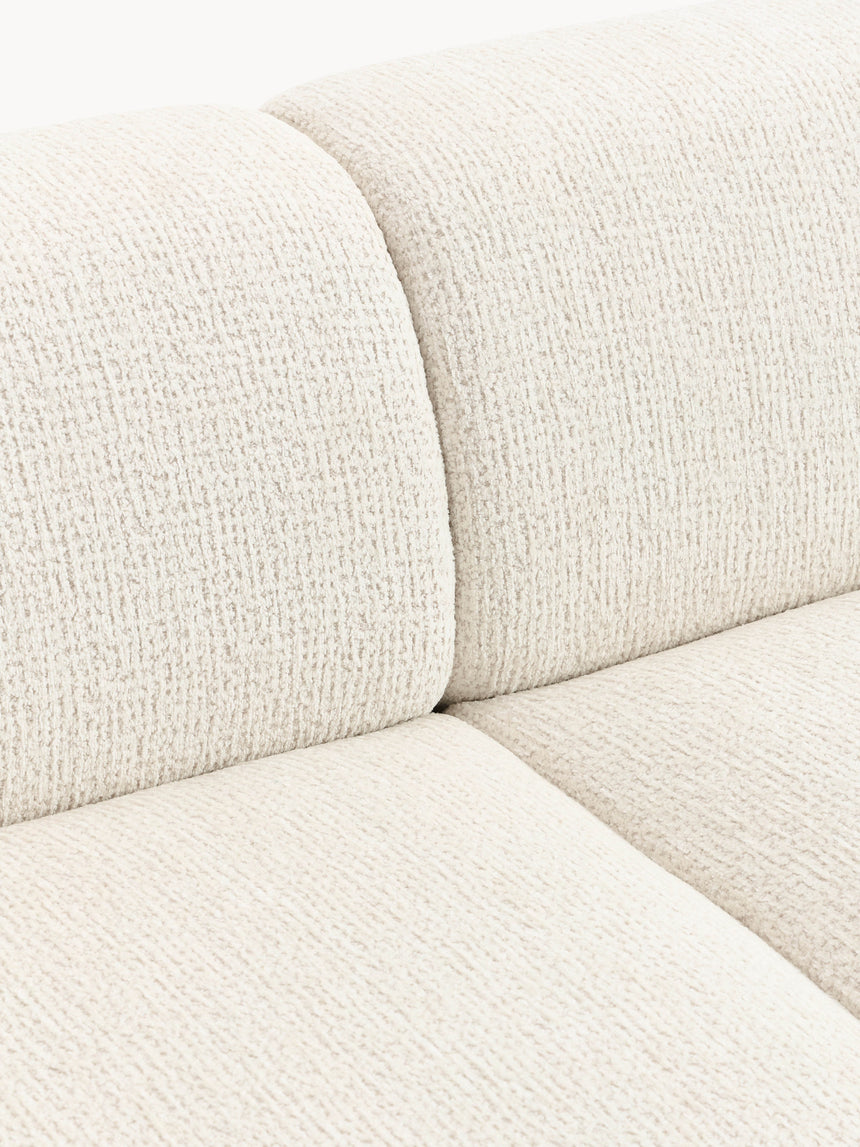 Mira Large Köşe Koltuk Kırık Beyaz Şönil