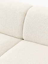 Mira Large Köşe Koltuk Kırık Beyaz Şönil