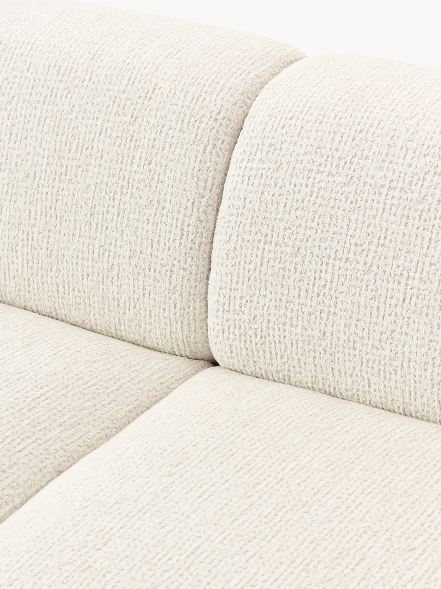 Mira Large Köşe Koltuk Kırık Beyaz Şönil