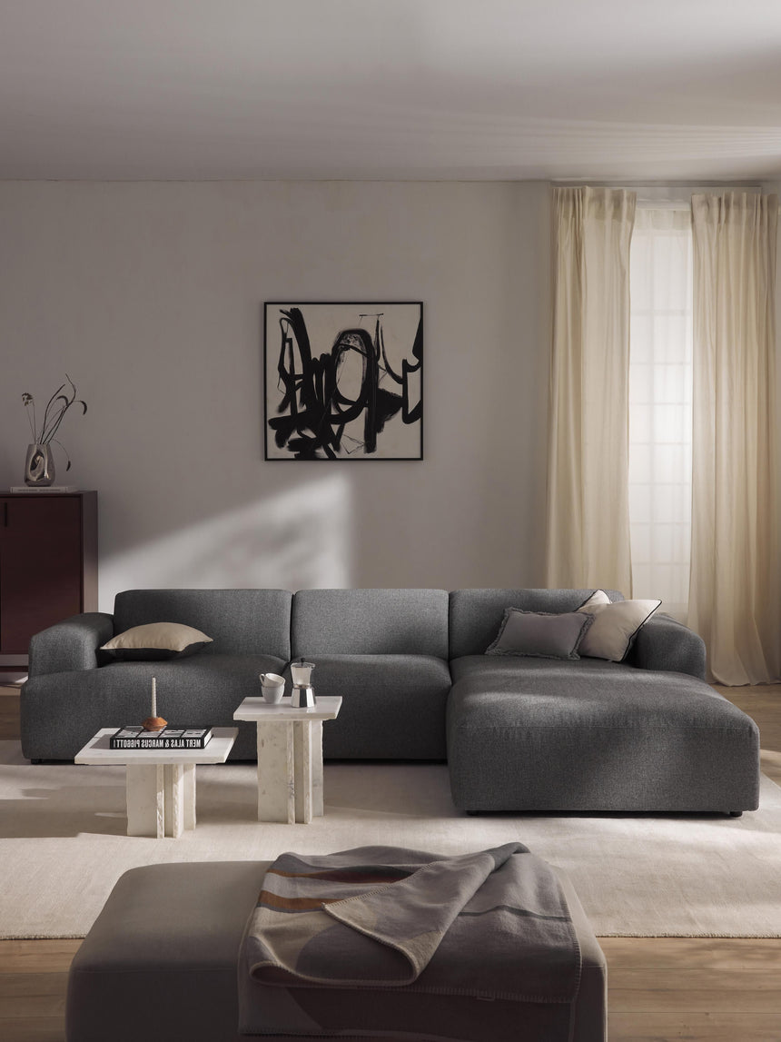 Mira Large Köşe Koltuk Koyu Gri