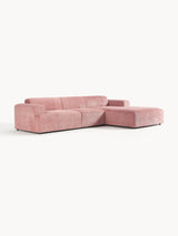 Mira Large Köşe Koltuk Pembe Fitilli