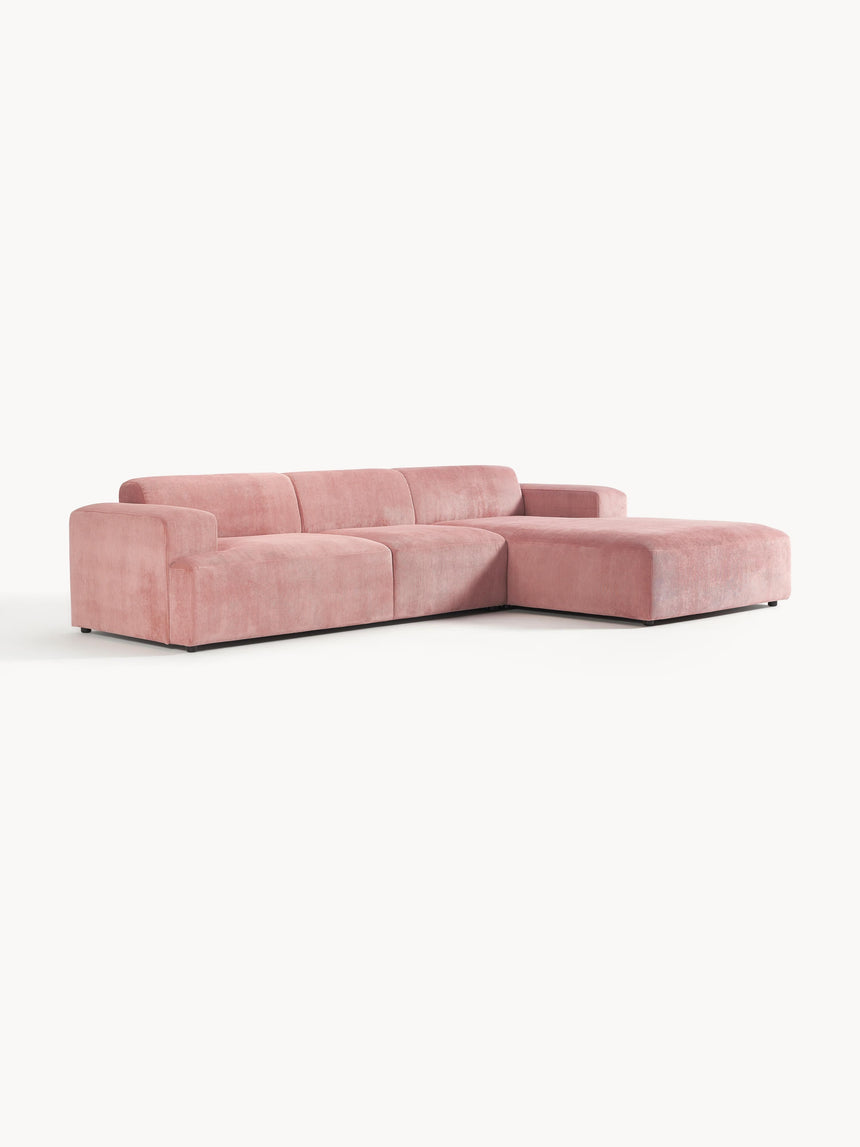 Mira Large Köşe Koltuk Pembe Fitilli