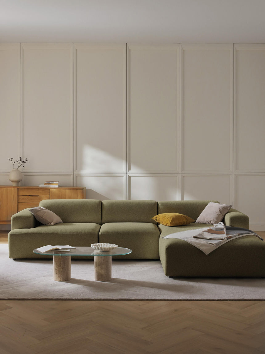 Mira Large Köşe Koltuk Zeytin Yeşili