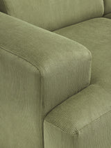 Mira Large Köşe Koltuk Zeytin Yeşili Fitilli