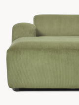 Mira Large Köşe Koltuk Zeytin Yeşili Fitilli