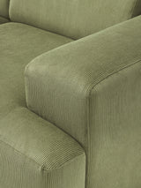 Mira Large Köşe Koltuk Zeytin Yeşili Fitilli
