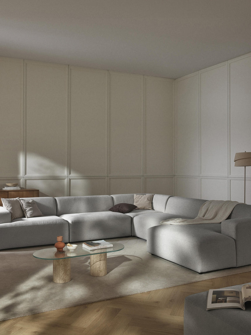 Mira Max Köşe Koltuk Açık Gri