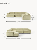 Mira Max Köşe Koltuk Açık Yeşil Şönil