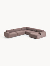 Mira Max Köşe Koltuk Antik Pembe