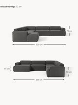 Mira Max Köşe Koltuk Antrasit