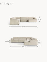 Mira Max Köşe Koltuk Bej Fitilli