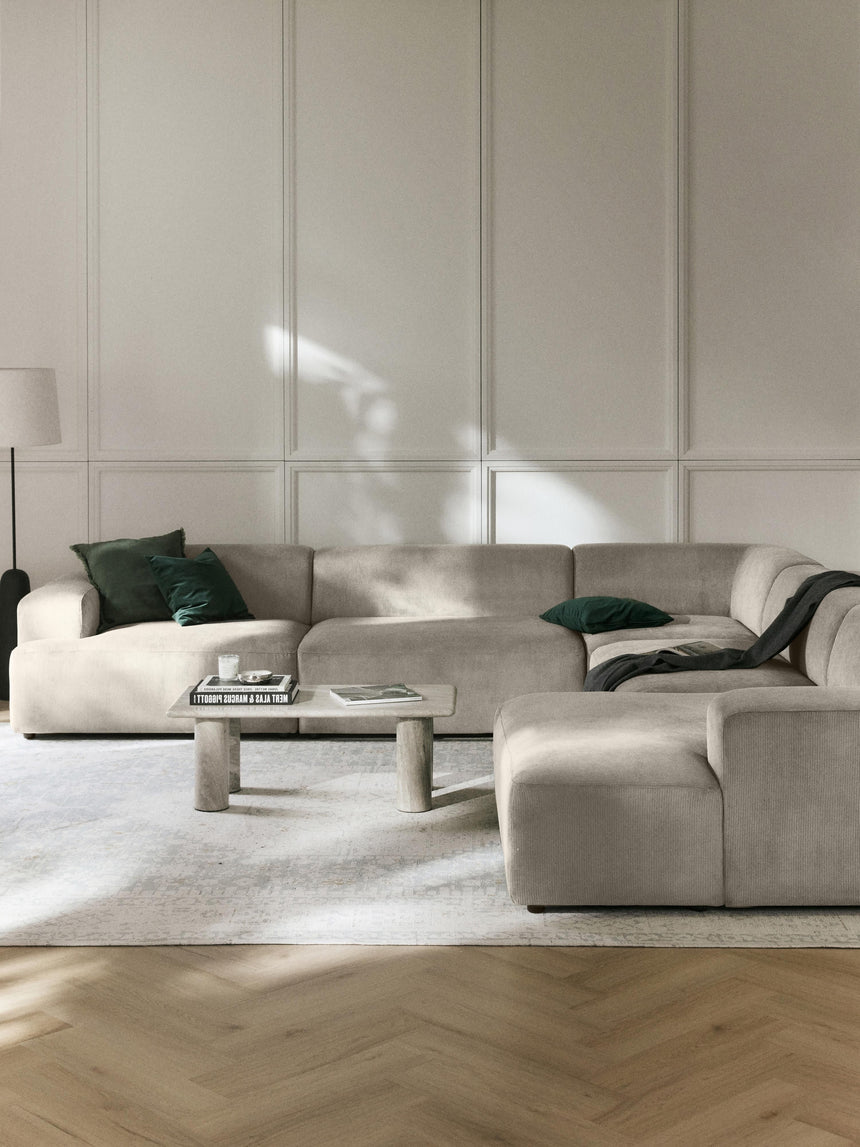 Mira Max Köşe Koltuk Bej Fitilli