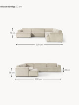 Mira Max Köşe Koltuk Bej Fitilli