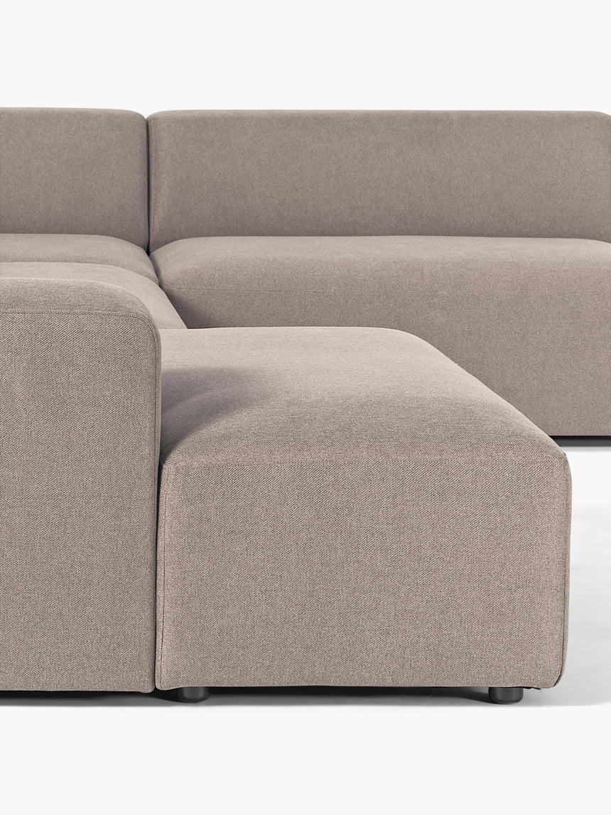 Mira Max Köşe Koltuk Boz Kahverengi