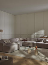 Mira Max Köşe Koltuk Boz Kahverengi