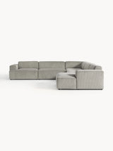 Mira Max Köşe Koltuk Gri Fitilli