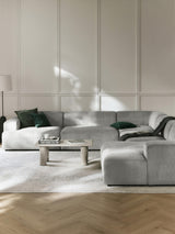 Mira Max Köşe Koltuk Gri Fitilli