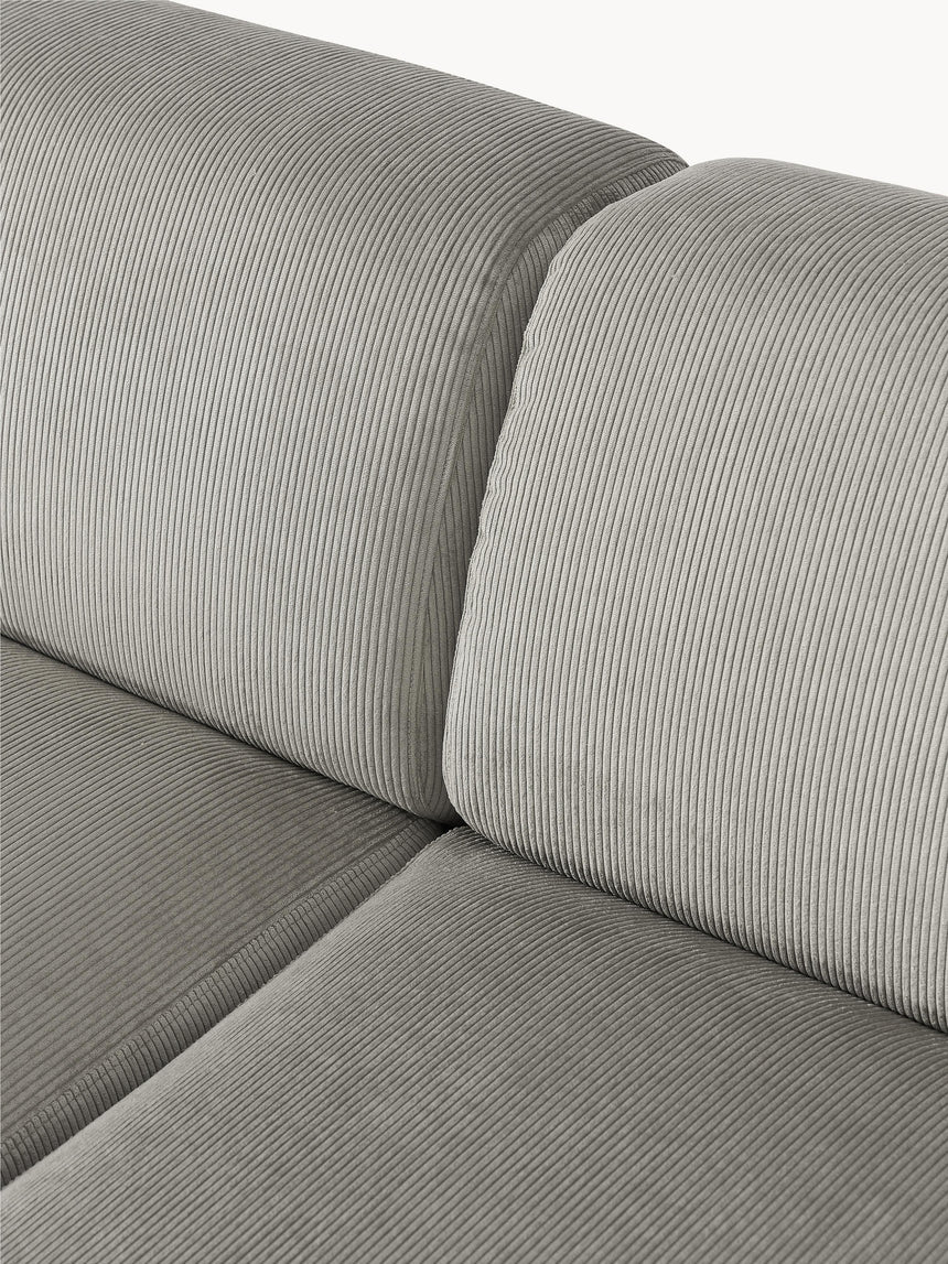 Mira Max Köşe Koltuk Gri Fitilli