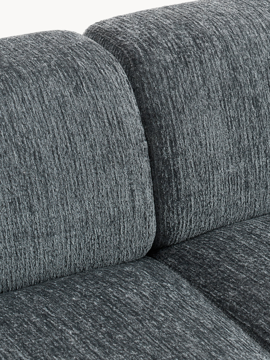 Mira Max Köşe Koltuk Gri Mavi Şönil