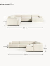 Mira Max Köşe Koltuk Kırık Beyaz